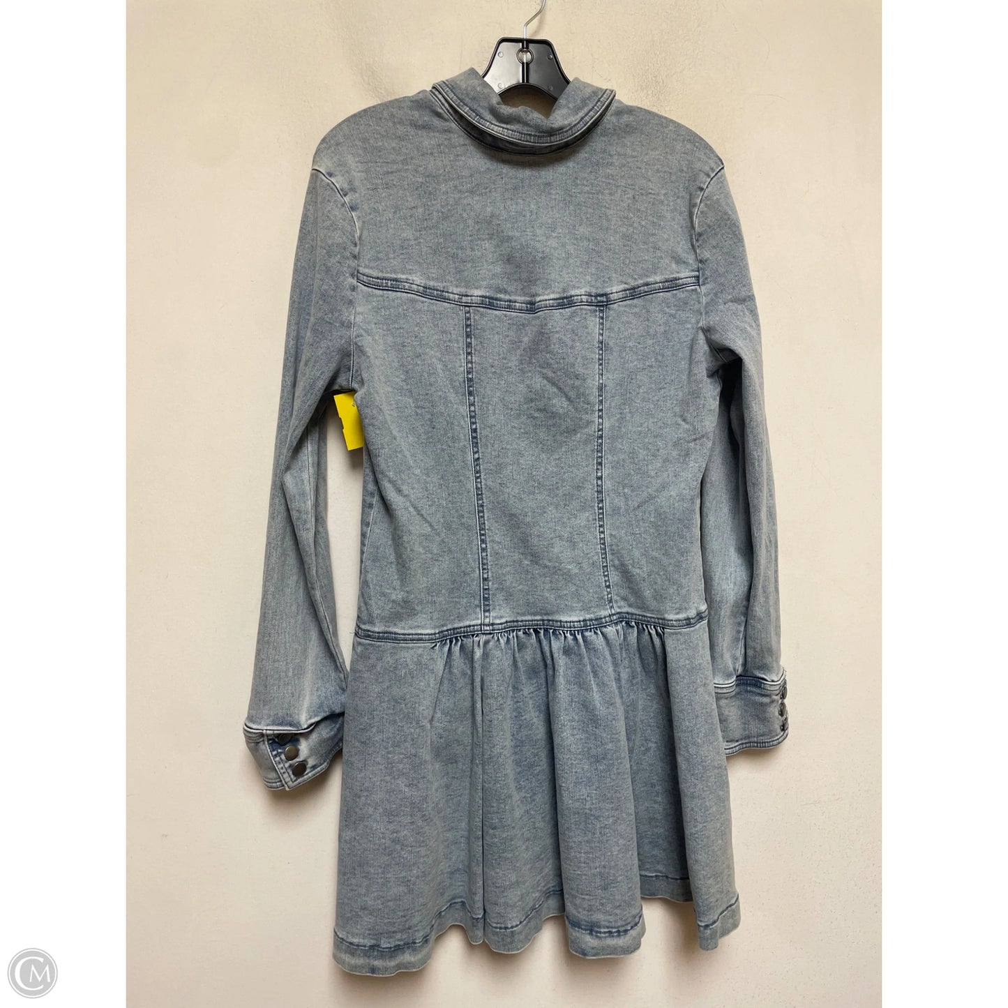 Dress Casual Short By Free People In Blue Denim, Size: M