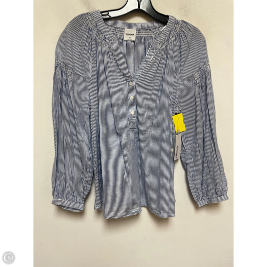 Top Long Sleeve By Sonoma In Striped Pattern, Size: Xs