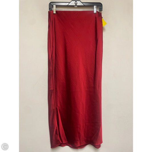 Skirt Maxi By A New Day In Red, Size: 8
