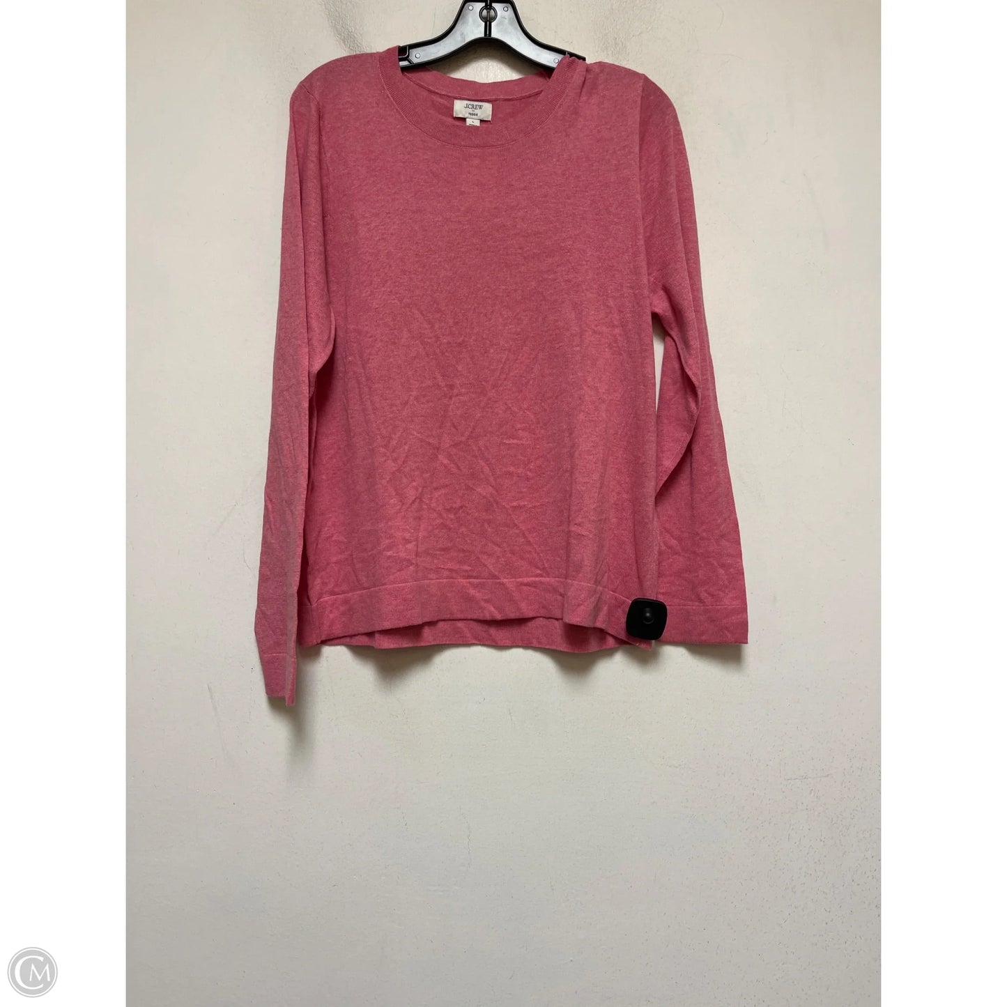 Top Long Sleeve By J. Crew In Pink, Size: L