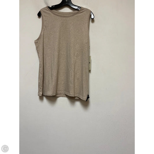 Tank Top By Pact In Tan, Size: L