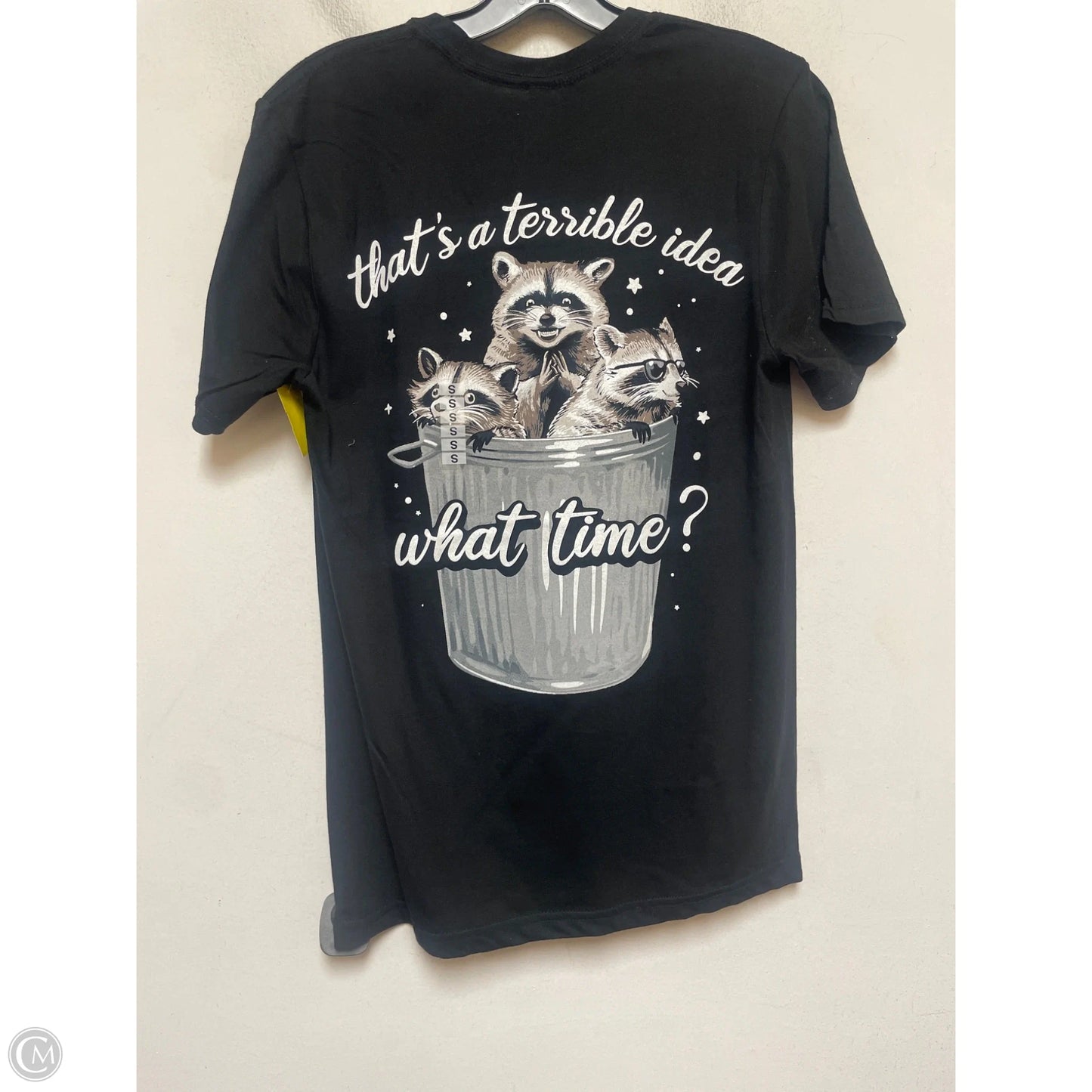 Top Short Sleeve Basic By Clothes Mentor In Black, Size: S