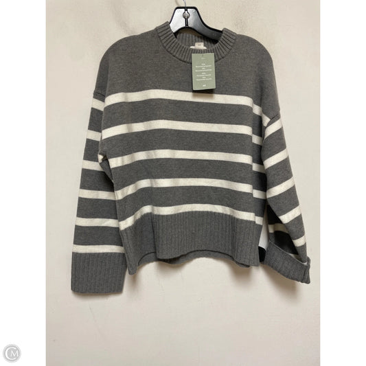 Sweater By H&m In Grey & White, Size: M