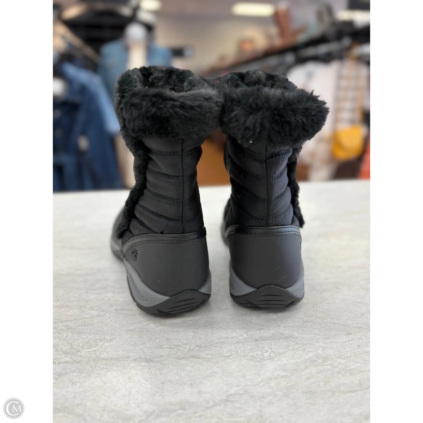 Boots Snow By Easy Spirit In Black, Size: 6.5