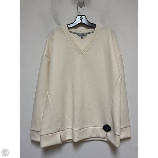 Top Long Sleeve By Marc New York In Ivory, Size: L