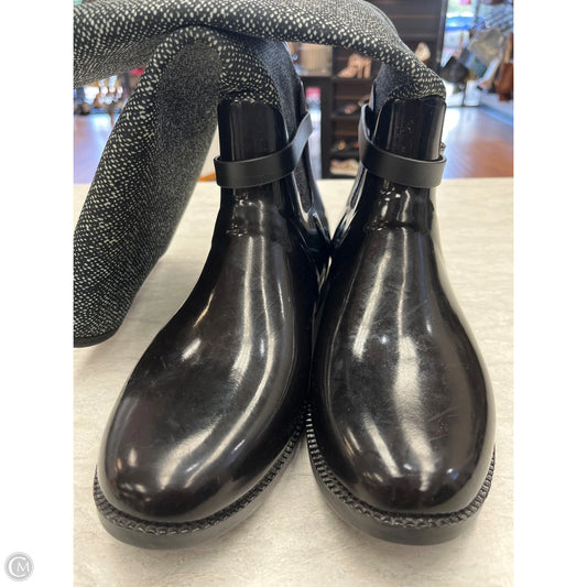 Boots Rain By Michael By Michael Kors In Black & Grey, Size: 10