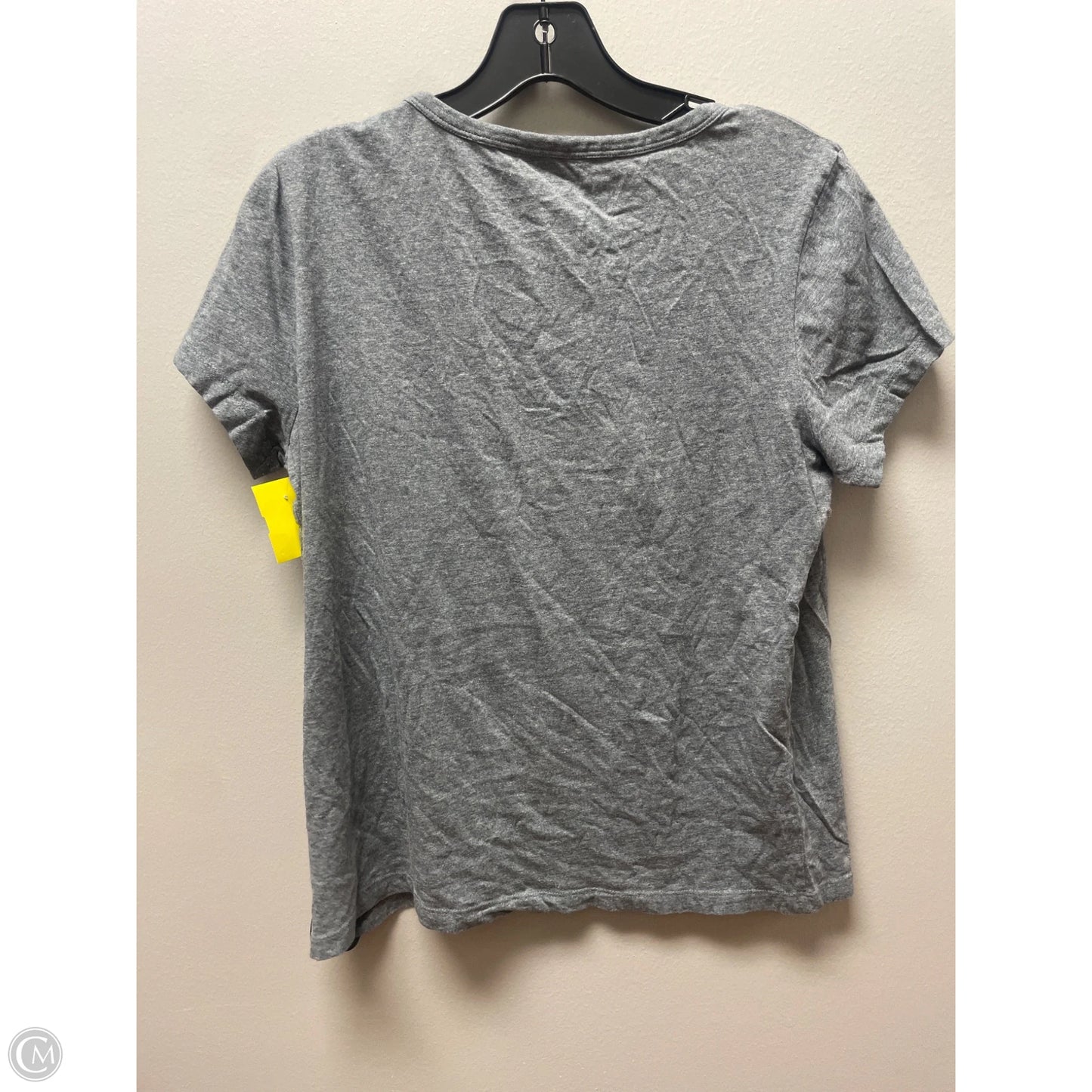 Top Short Sleeve Basic By Crown And Ivy In Grey & Red, Size: M