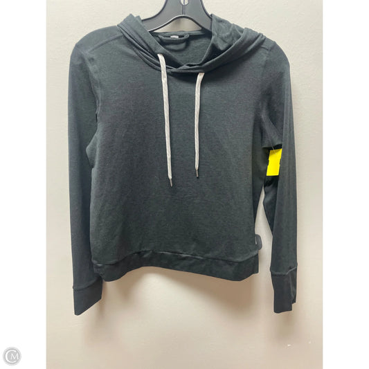 Athletic Top Long Sleeve Hoodie By Vuori In Grey, Size: S