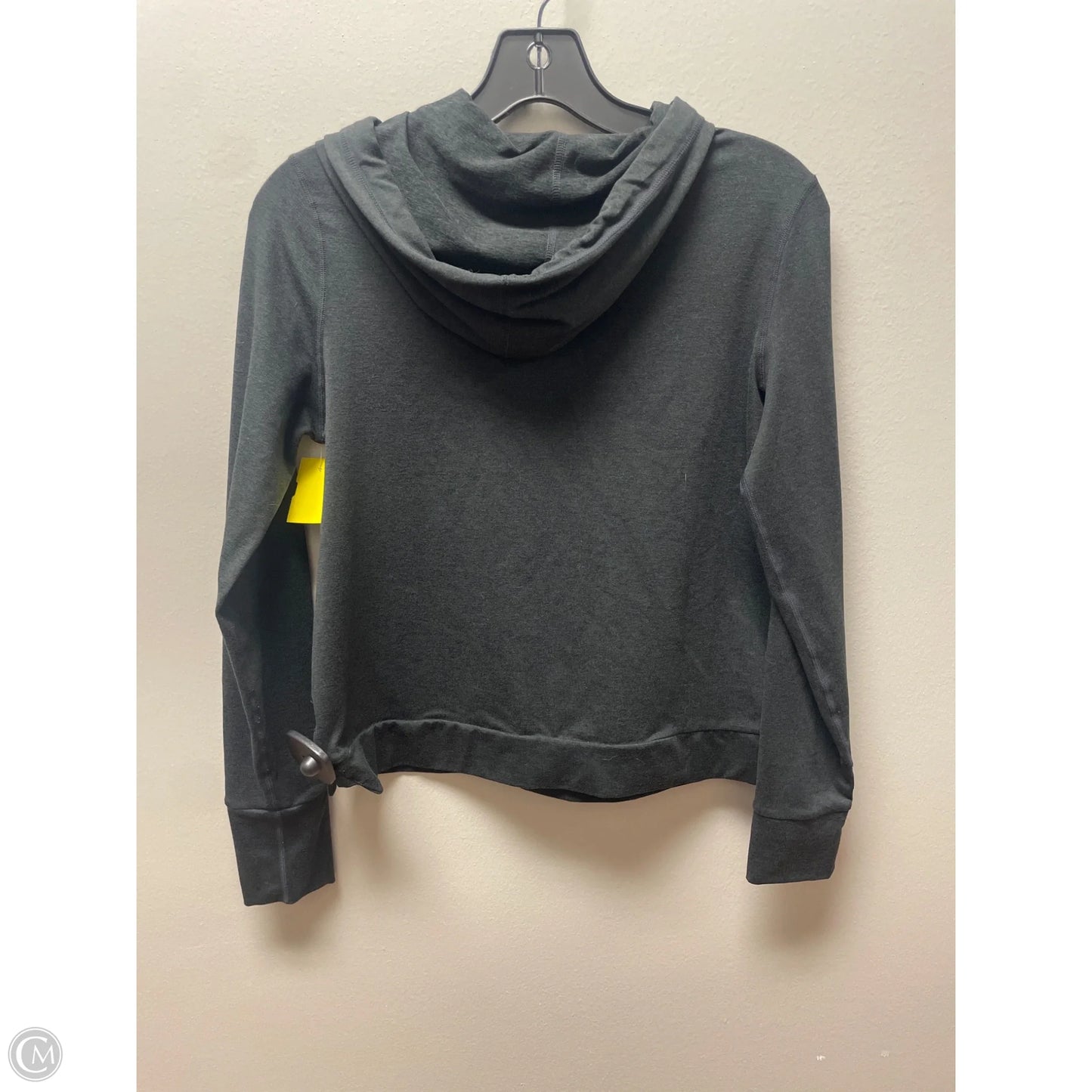 Athletic Top Long Sleeve Hoodie By Vuori In Grey, Size: S