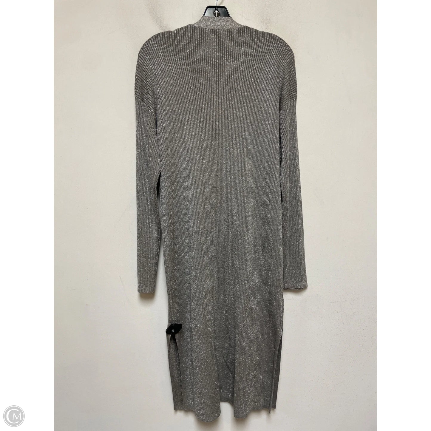 Cardigan By Ann Taylor In Silver, Size: L