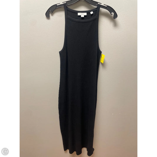 Dress Casual Midi By Vince In Black, Size: M