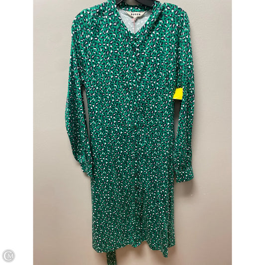 Dress Casual Midi By Boden In Animal Print, Size: L