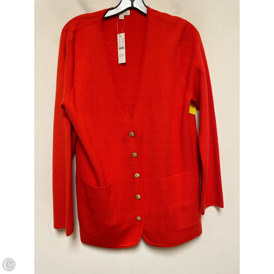 Cardigan By J. Crew In Orange, Size: M