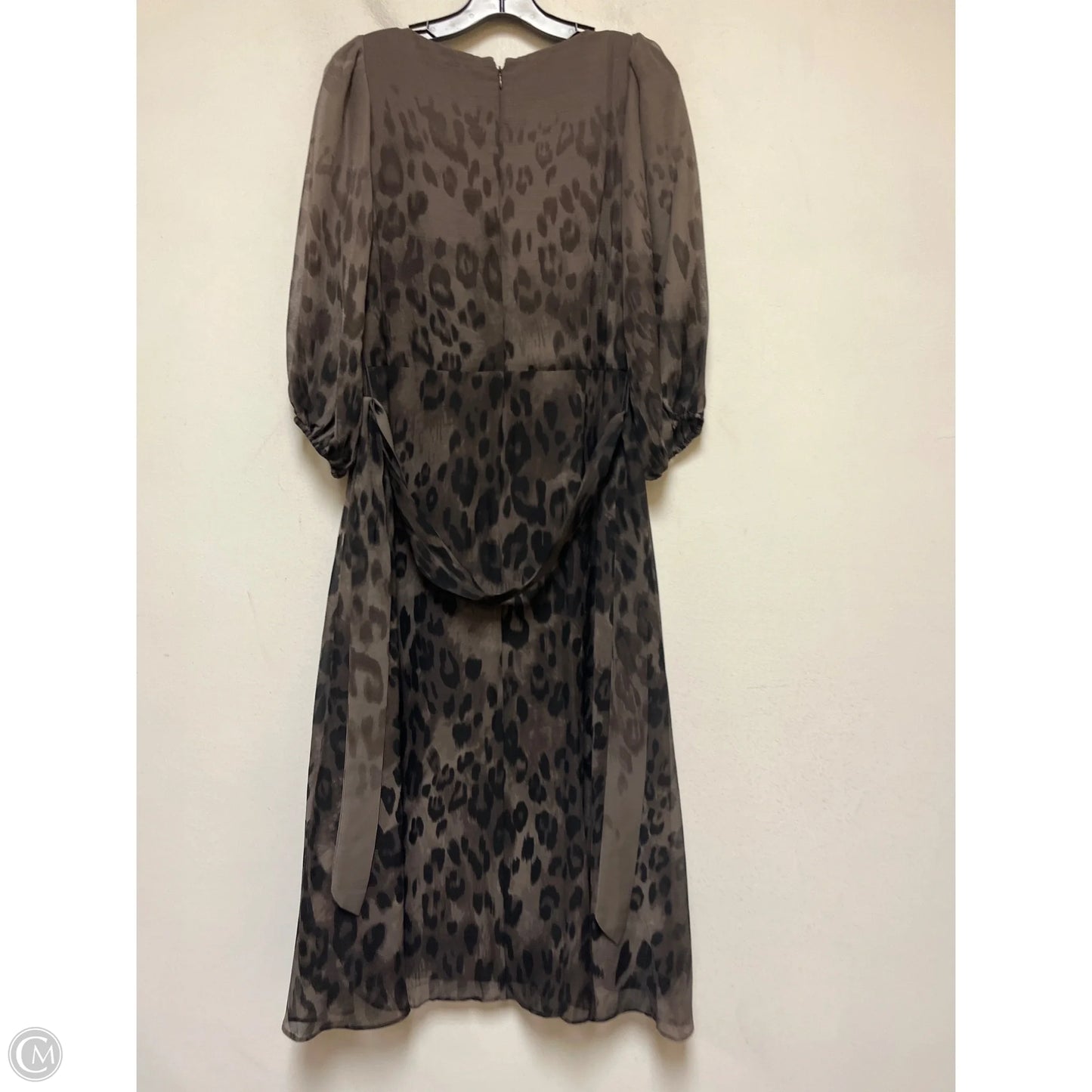 Dress Casual Midi By Dkny In Animal Print, Size: S