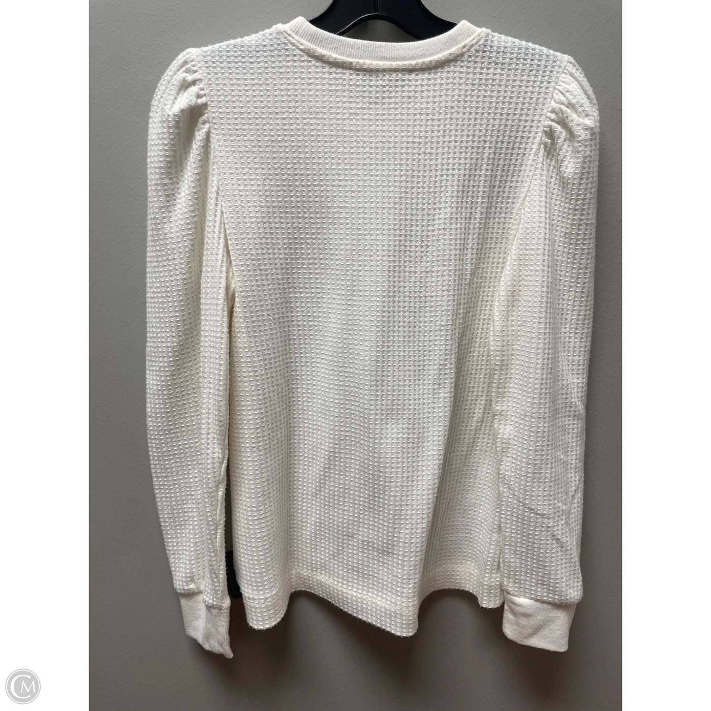 Top Long Sleeve By Loft In Cream, Size: Xs
