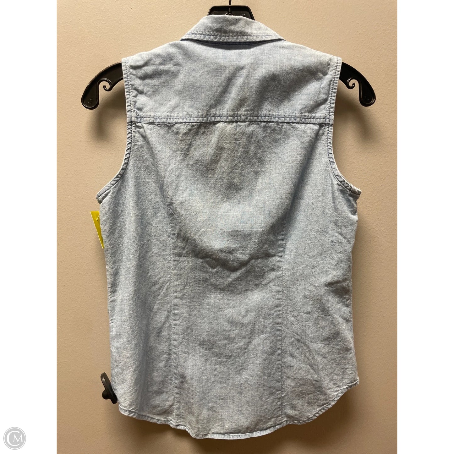 Top Sleeveless By J. Crew In Blue Denim, Size: Xs