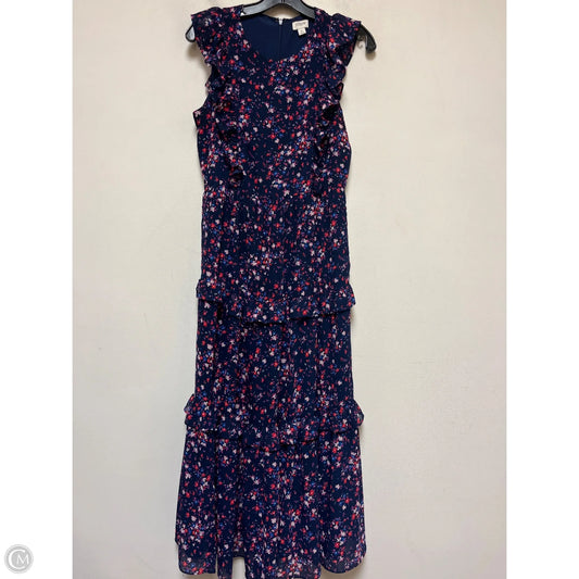 Dress Casual Maxi By J. Crew In Floral Print, Size: Xs