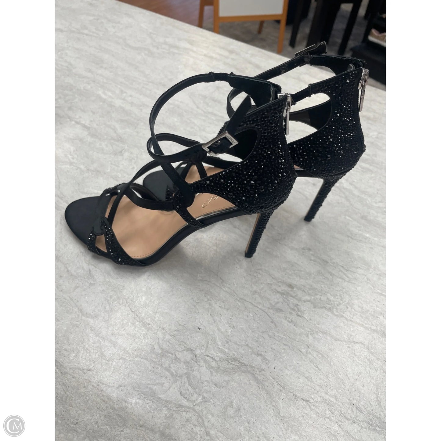 Shoes Heels Stiletto By Badgley Mischka In Black, Size: 6