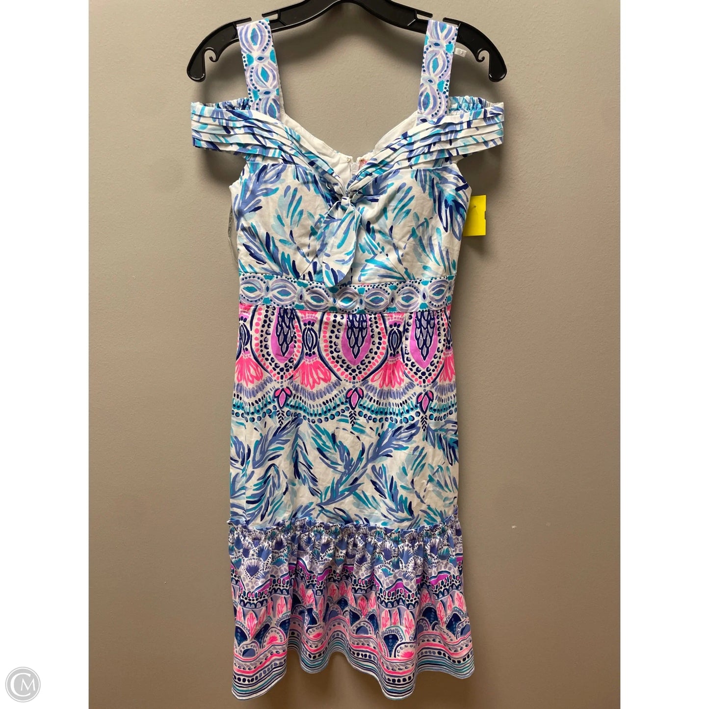 Dress Designer By Lilly Pulitzer In Blue & White, Size: Xs