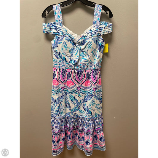 Dress Designer By Lilly Pulitzer In Blue & White, Size: Xs