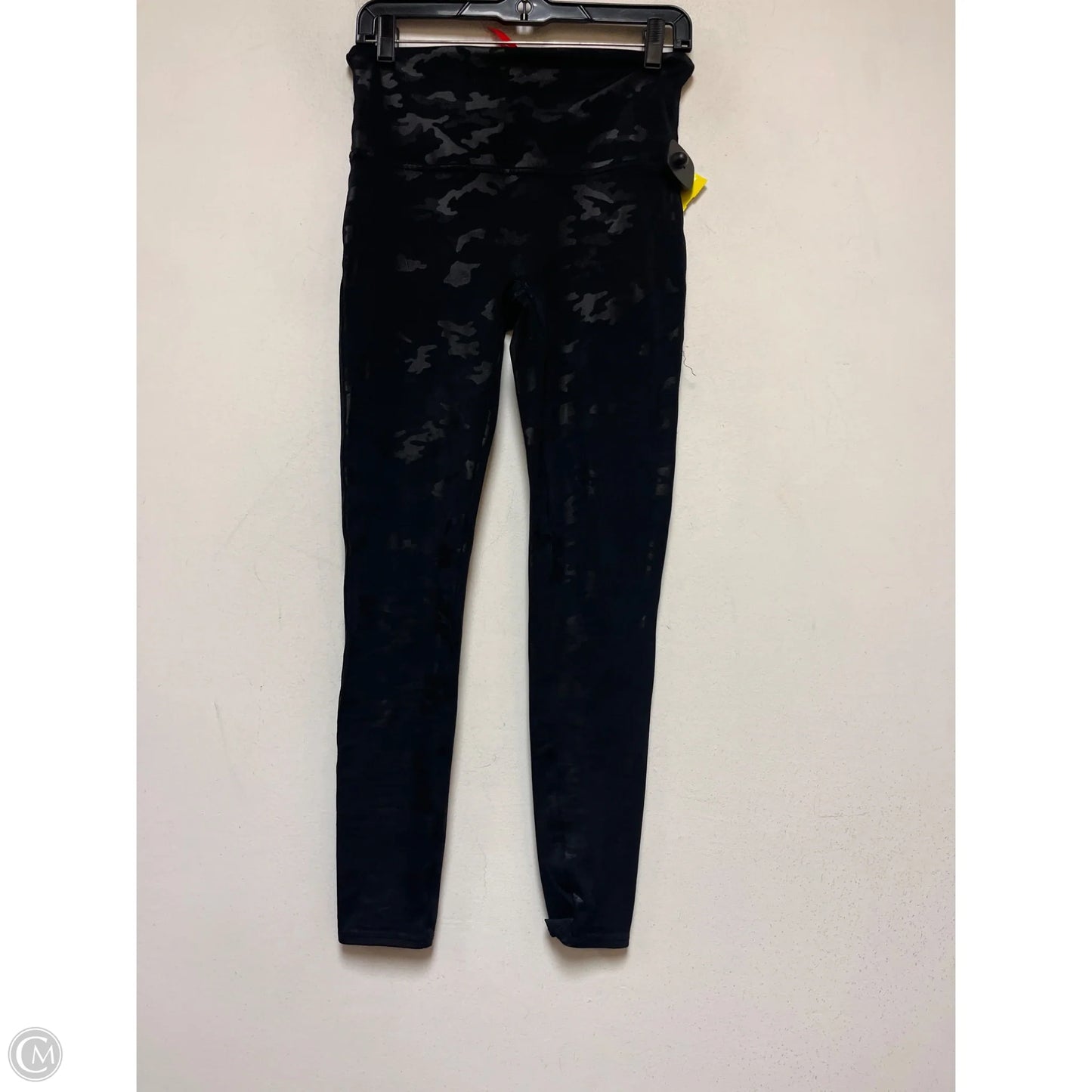 Athletic Leggings By Spanx In Black, Size: L