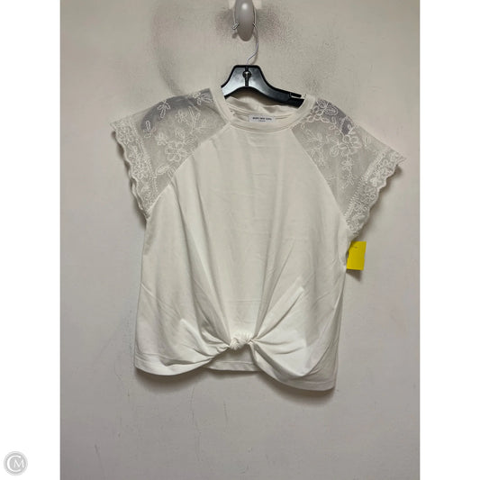 Top Short Sleeve By Marc New York In White, Size: S