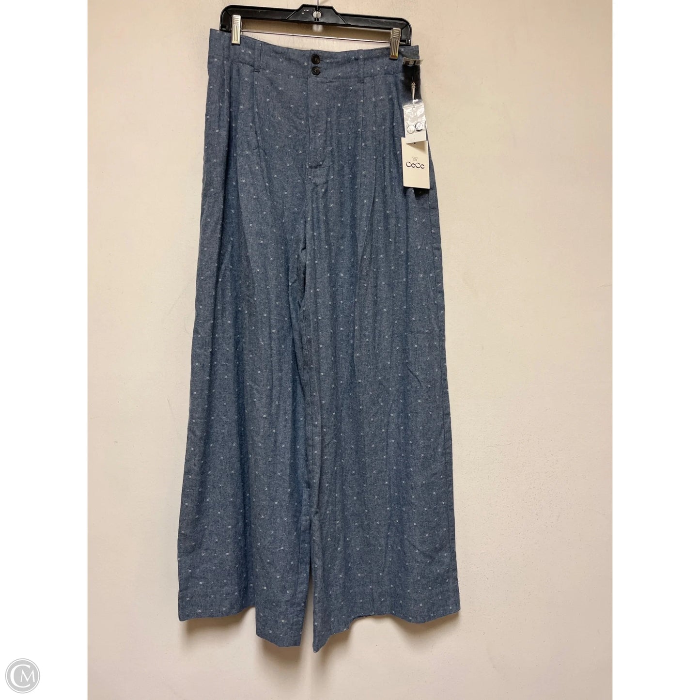 Pants Wide Leg By Cece In Blue, Size: 8