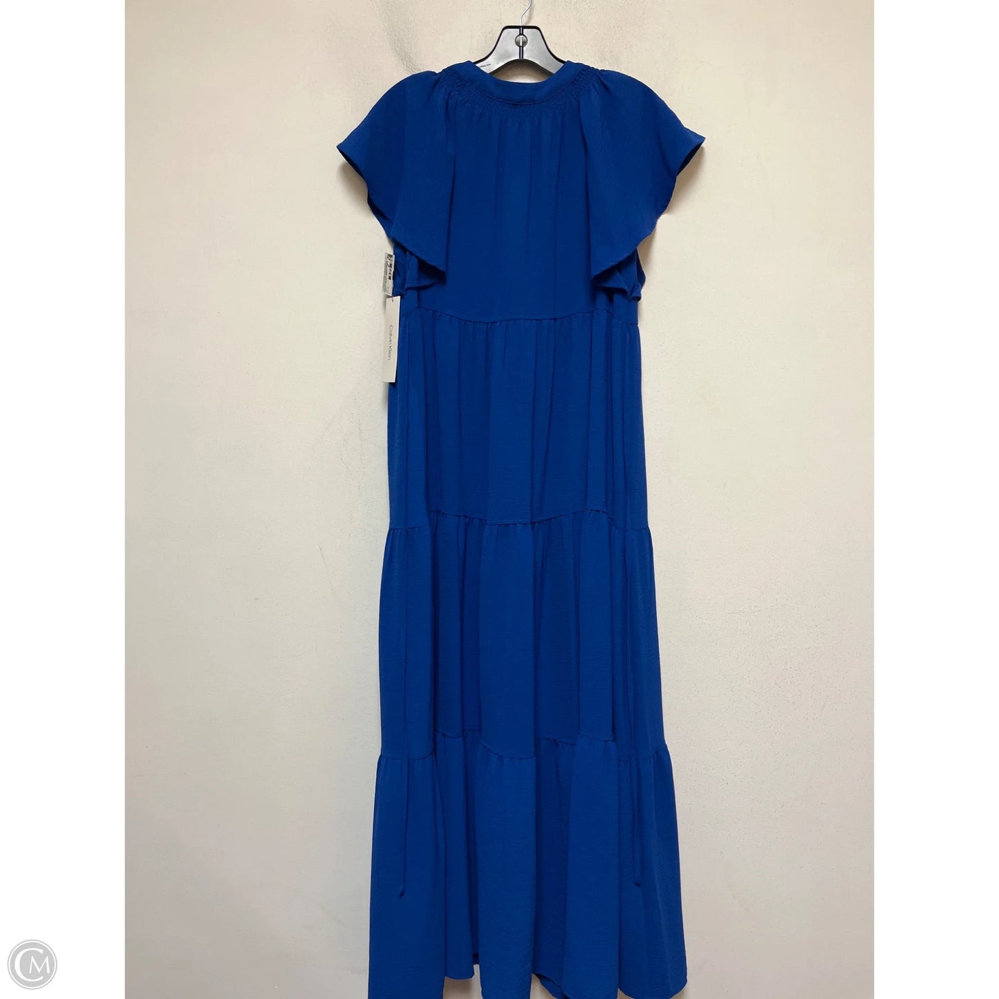 Dress Casual Maxi By Calvin Klein In Blue, Size: S
