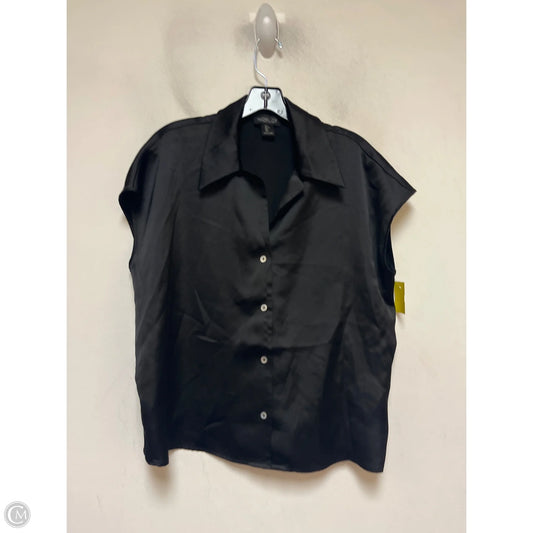Top Short Sleeve By Rachel Zoe In Black, Size: L