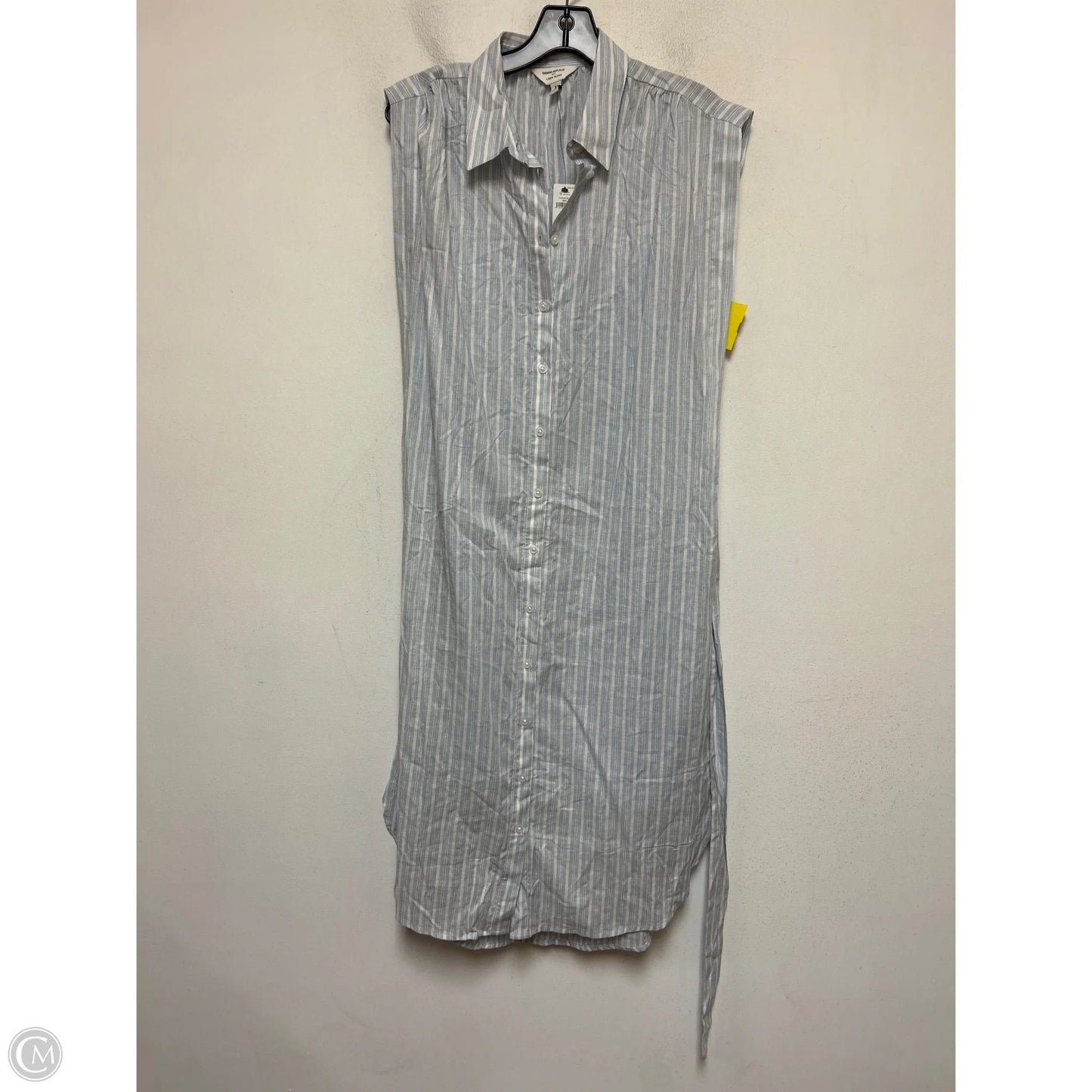 Dress Casual Midi By Banana Republic In Striped Pattern, Size: M