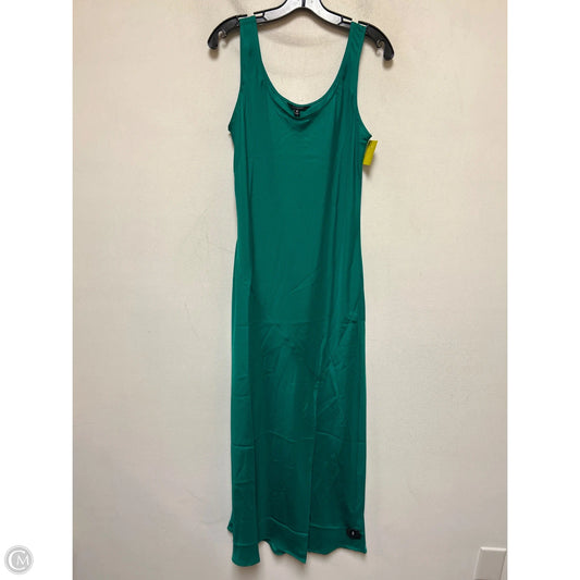 Dress Casual Midi By Banana Republic In Green, Size: M