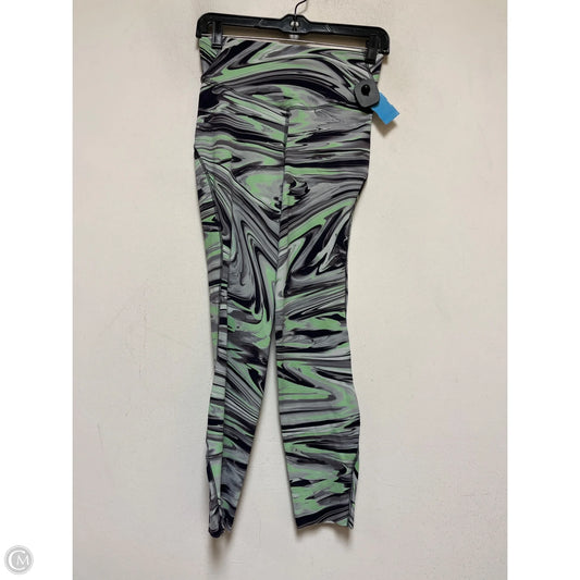 Athletic Leggings By Lululemon In Green & Grey, Size: 6