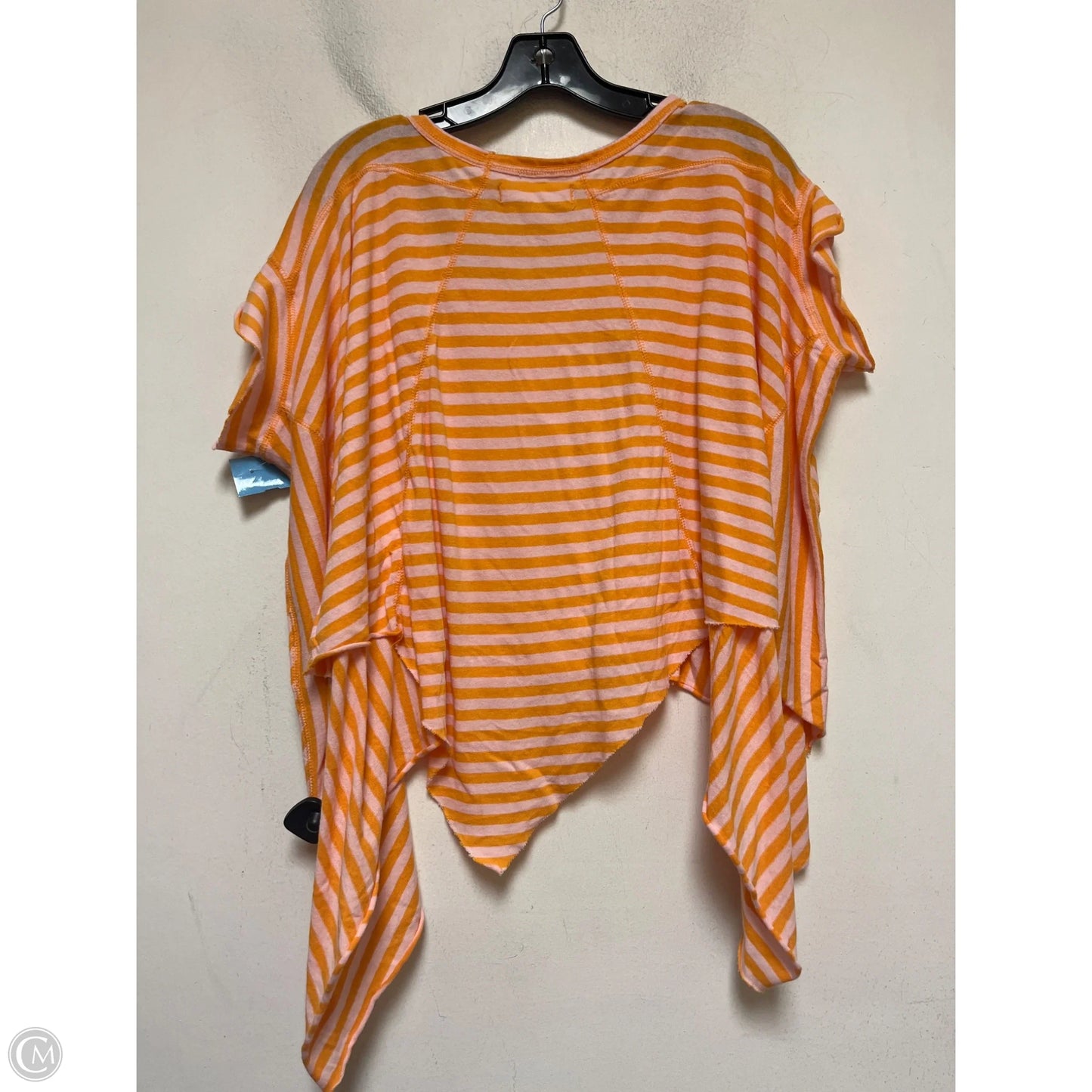 Top Short Sleeve By We The Free In Orange & Pink, Size: Xs