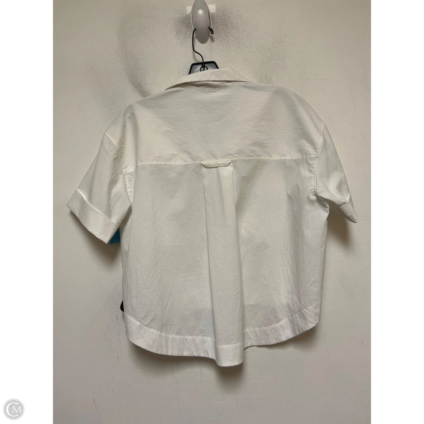 Athletic Top Short Sleeve By Athleta In White, Size: S