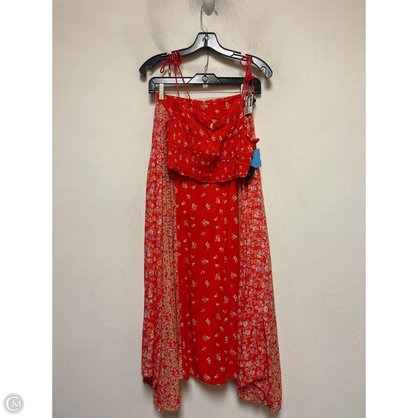 Skirt Set 2pc By Free People In Orange & Yellow, Size: 0