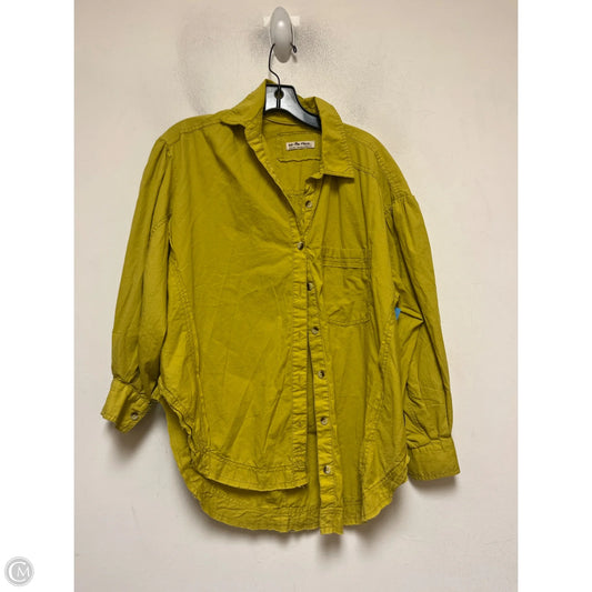 Top Long Sleeve By We The Free In Chartreuse, Size: Xs