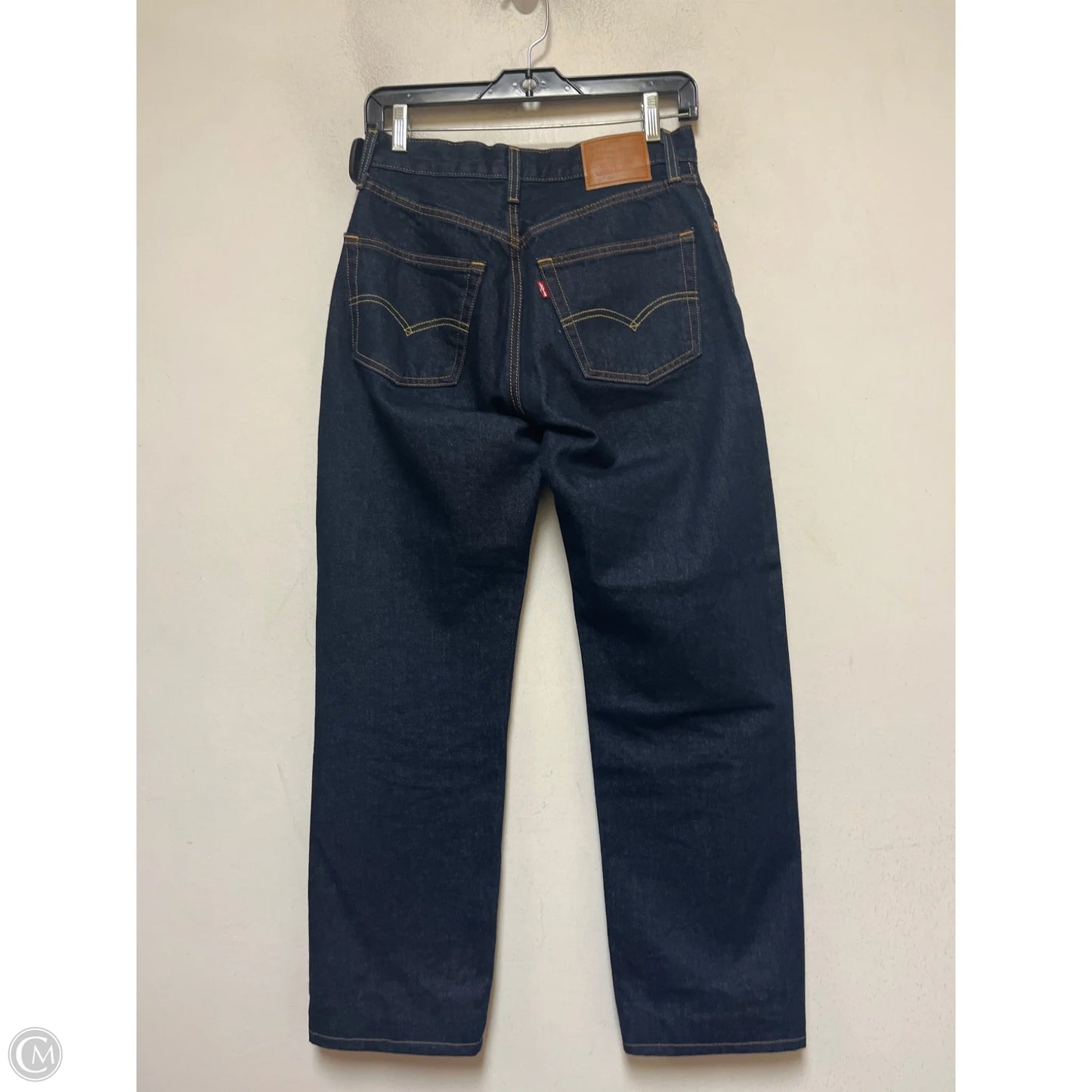 Jeans Straight By Levis In Blue Denim, Size: 2