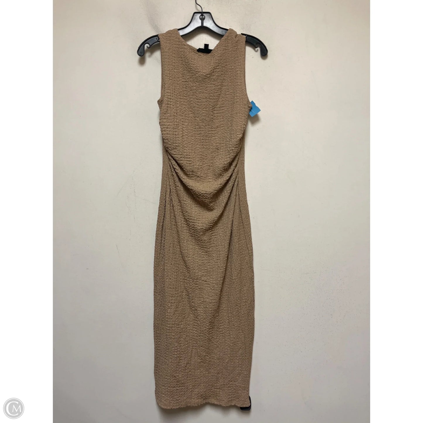 Dress Casual Midi By See You Monday In Tan, Size: Xl
