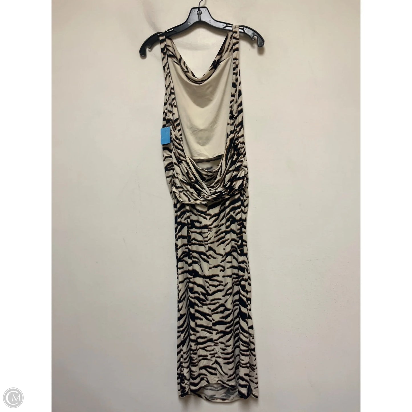 Dress Casual Midi By See You Monday In Tan, Size: Xl