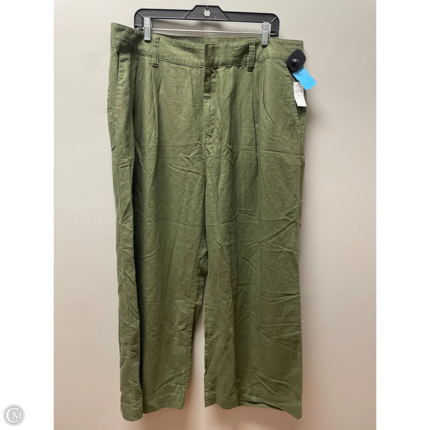 Pants Linen By Gap In Green, Size: 20