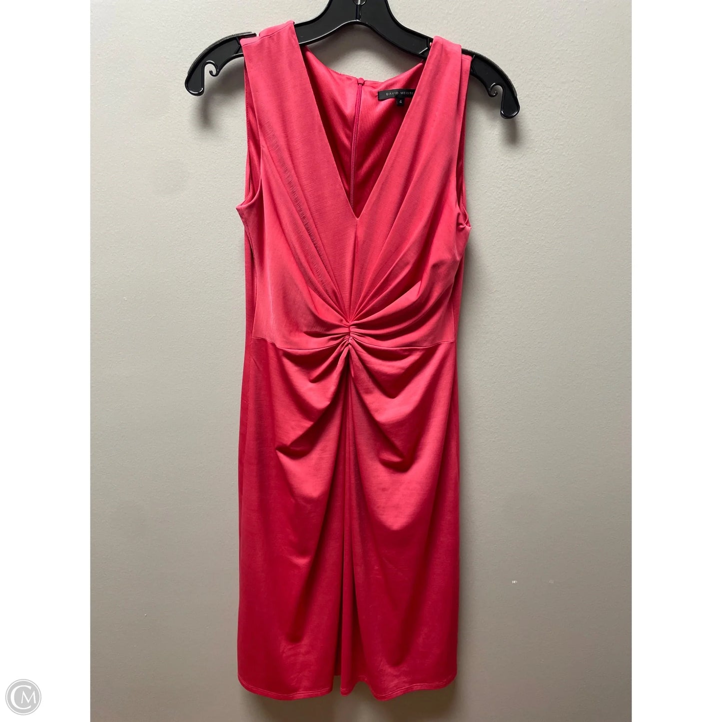 Dress Casual Midi By David Meister In Pink, Size: S