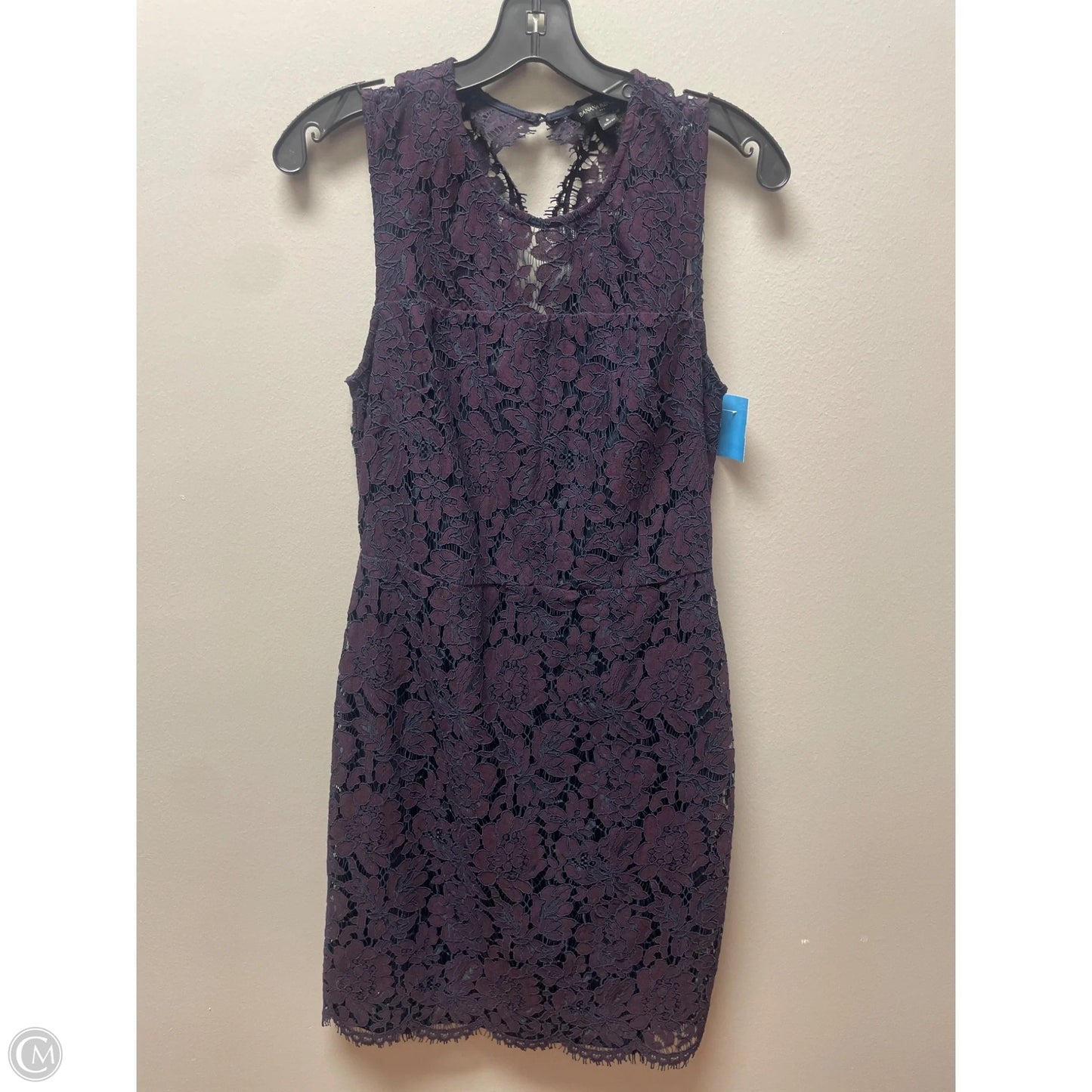 Dress Casual Short By Banana Republic In Blue & Purple, Size: S
