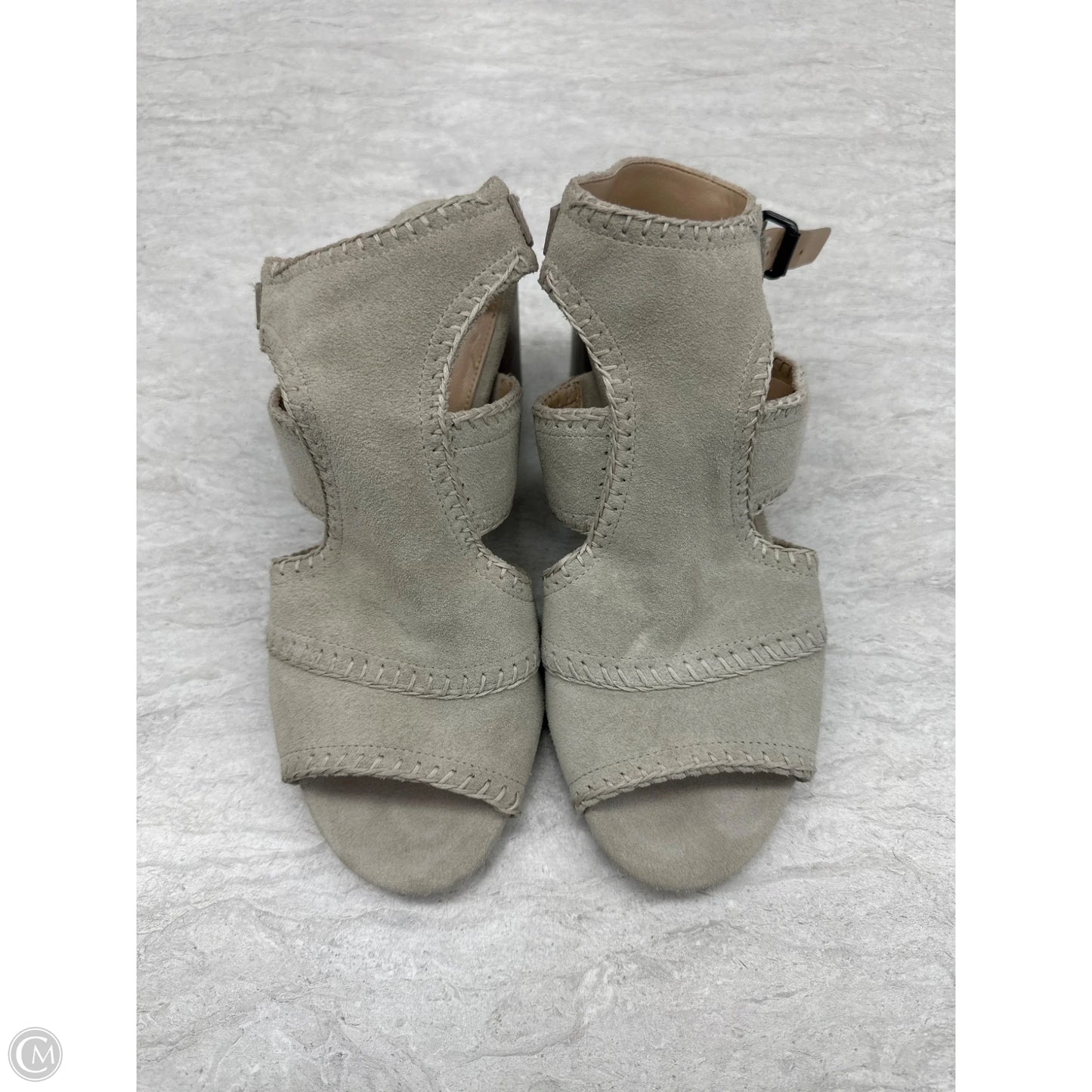 Shoes Heels Block By Via Spiga In Taupe, Size: 7.5