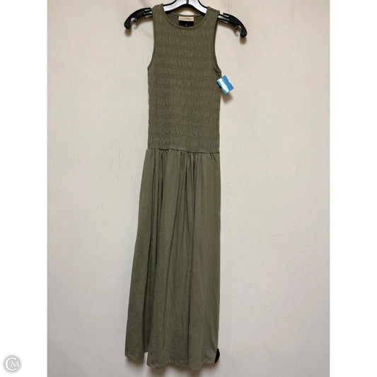 Dress Casual Midi By Universal Thread In Green, Size: Xs