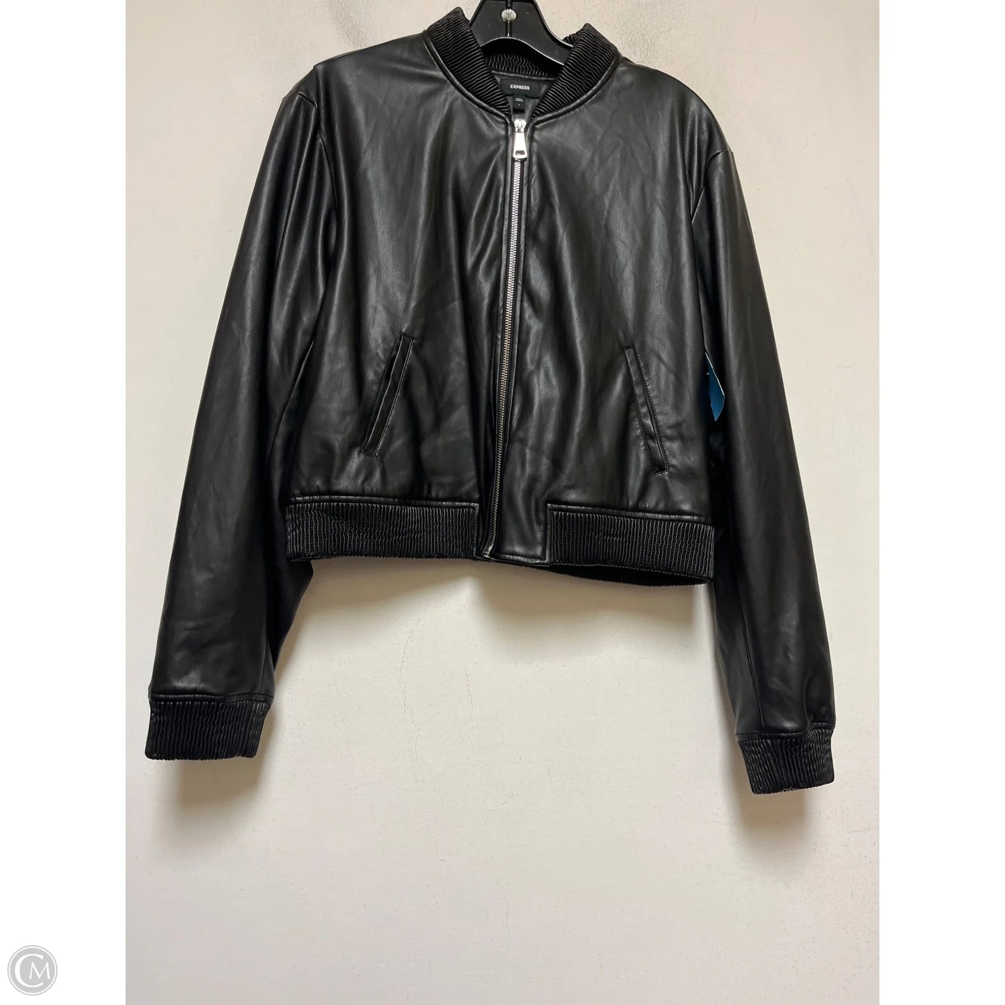 Jacket Other By Express In Black, Size: L