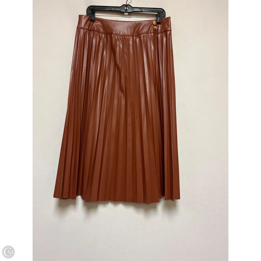 Skirt Midi By Ontwelfth In Brown, Size: 12