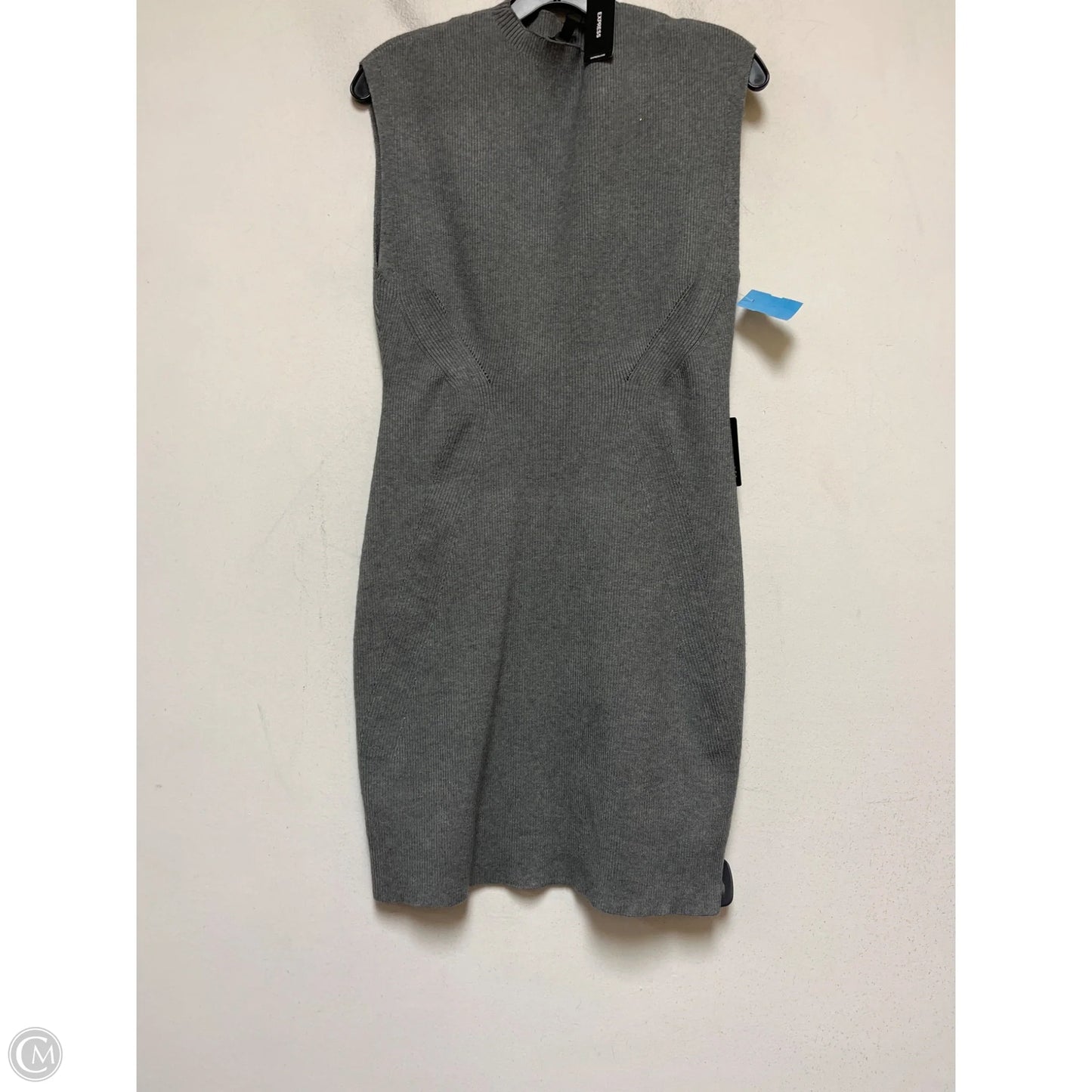 Dress Casual Short By Express In Ivory, Size: L