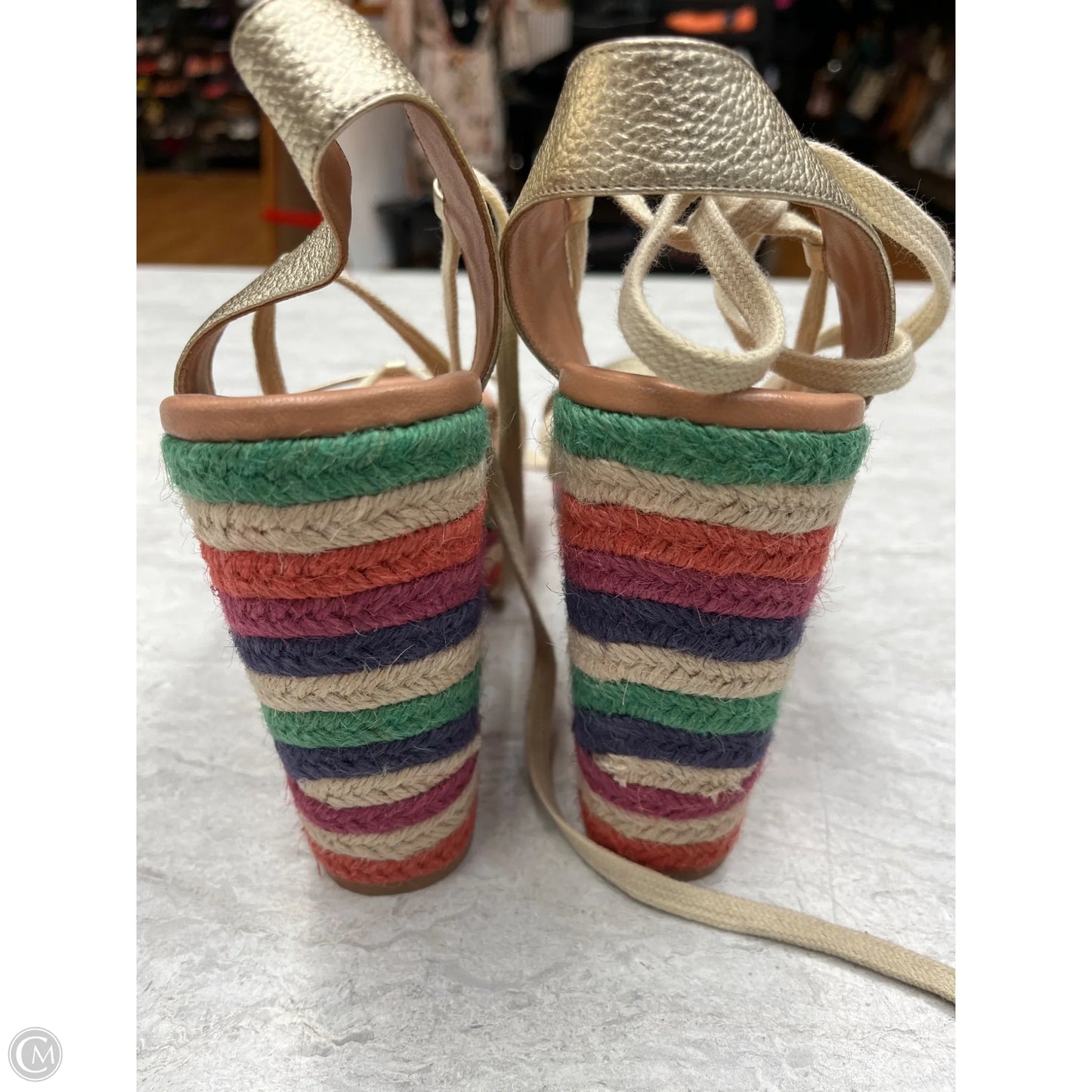 Shoes Designer By Kate Spade In Multi-colored, Size: 10