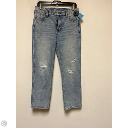 Jeans Cropped By White House Black Market In Blue Denim, Size: 8