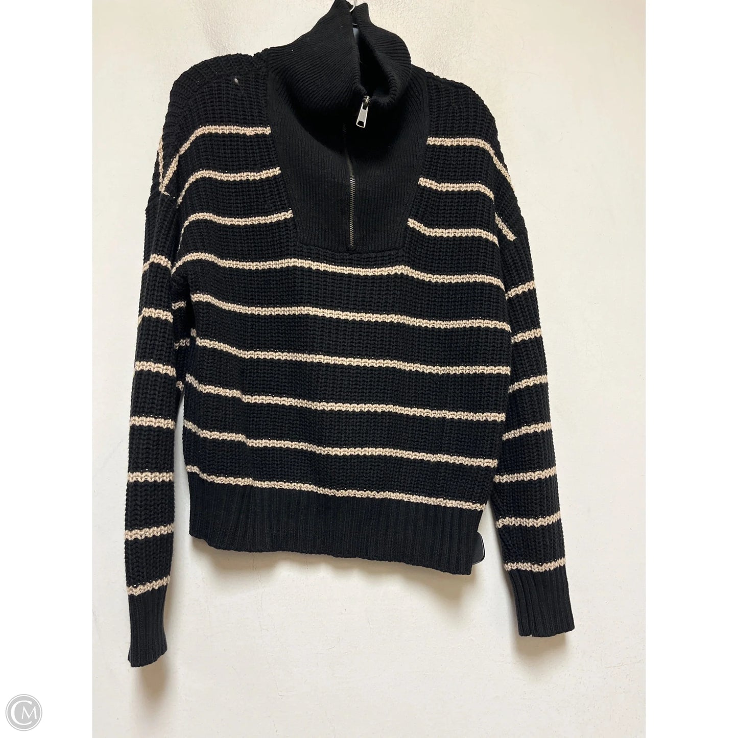 Sweater By Evereve In Striped Pattern, Size: M